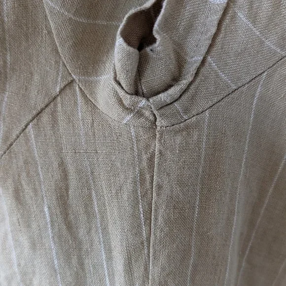 Pyne & Smith no. 16 in Creme Pinstripe, size Small - Picture 5 of 8